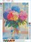 Hydrangea in Glass 5D Diamond Painting Kit for Adults - DIY Full Drill Diamond Art for Beginners - Crystal Craft Kit for Home Wall Decor (11.8x15.7 inch)